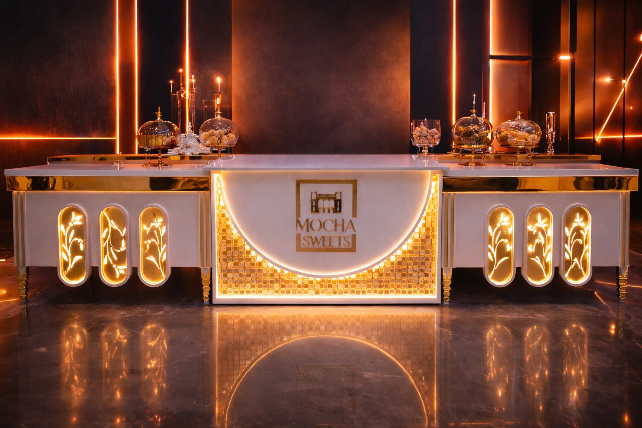Commercial event bar by SP Fabrication