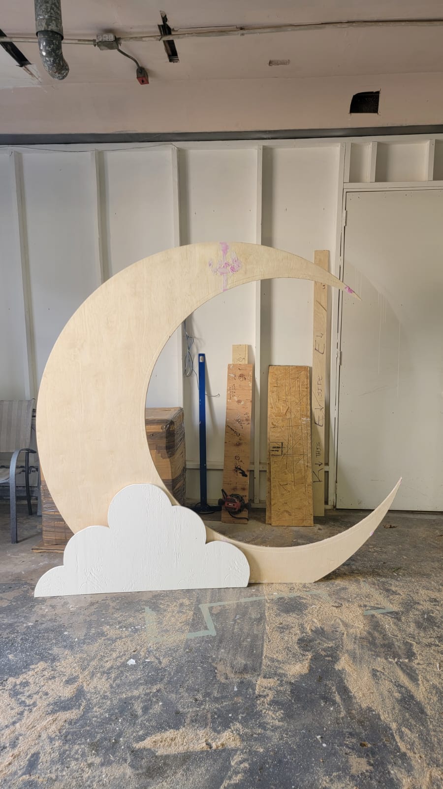 Moon and Cloud Set